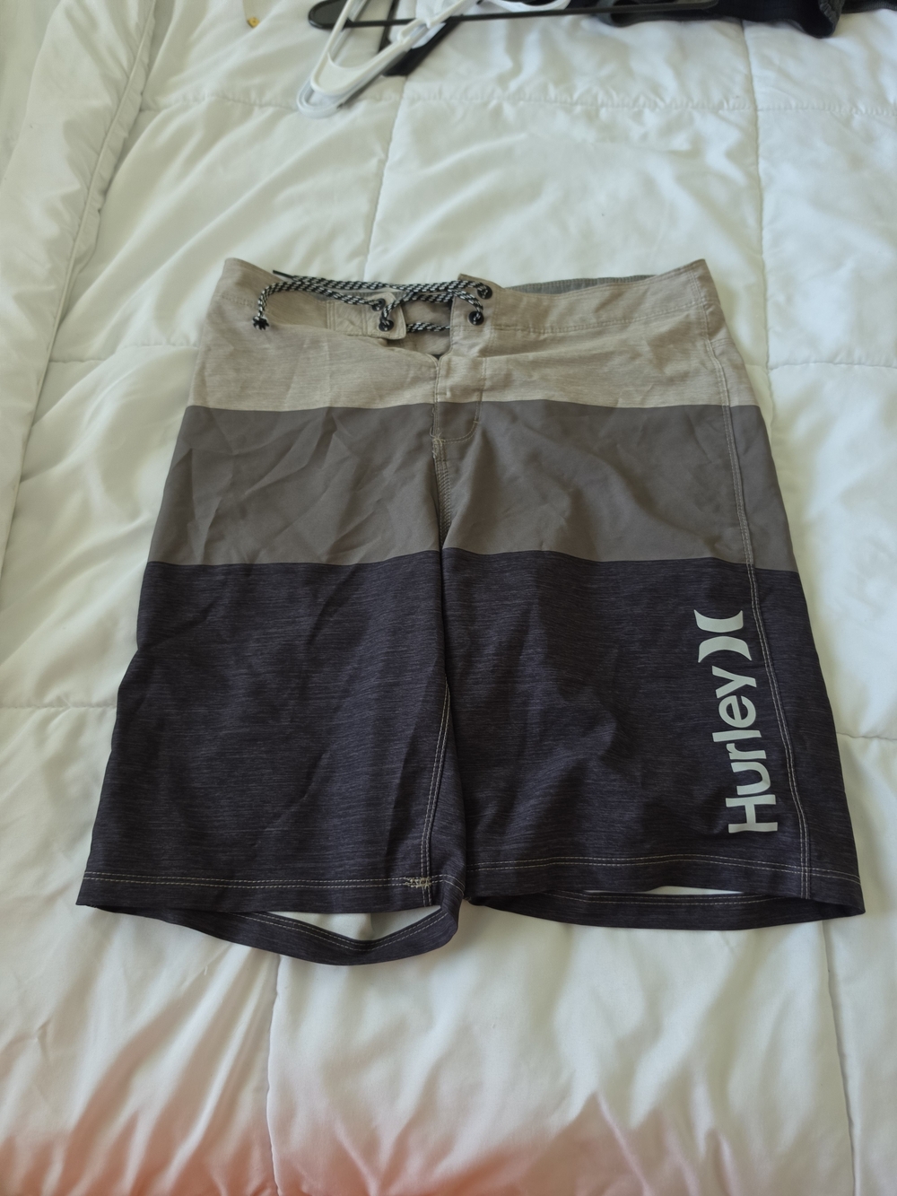 Hurley Men's Swim Trunks Waist 30 - Light Gray